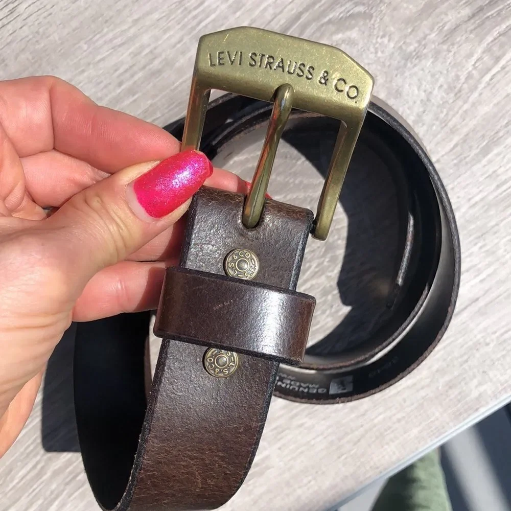 Levi Strauss genuine Italian leather belt